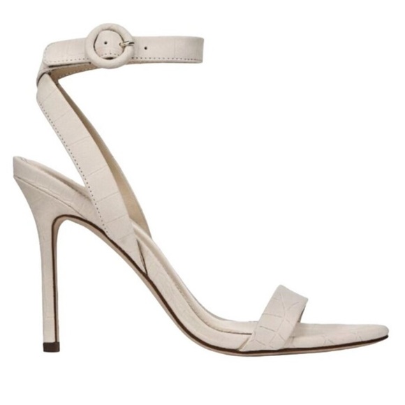 Veronica Beard Cream Ankle Strap Heels 9.5 - Picture 2 of 12